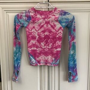 SIZE 7 - RARE Ivivva by Lululemon girl’s rashguard 🍋
